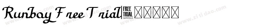 Runboy Free Trial字体转换